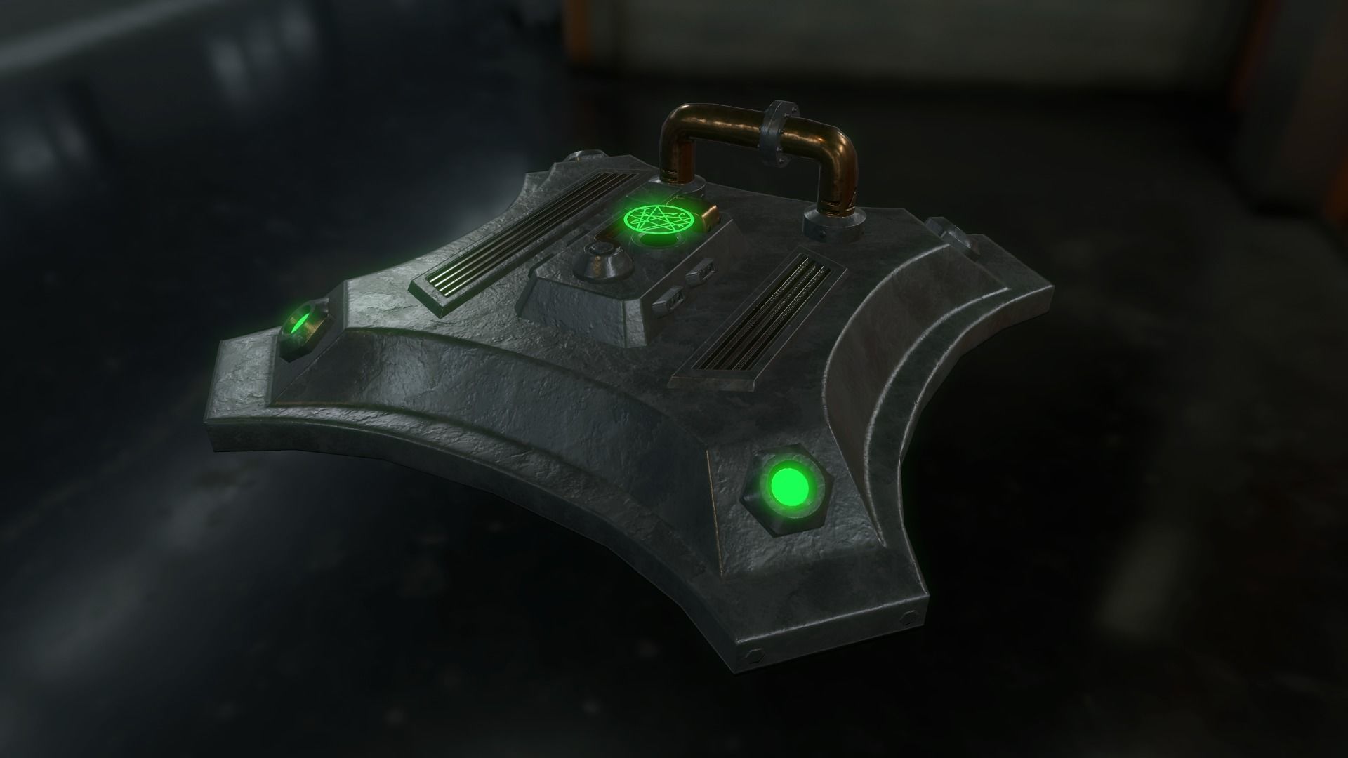 SARCOPHAGUS Low-poly 3D model_11