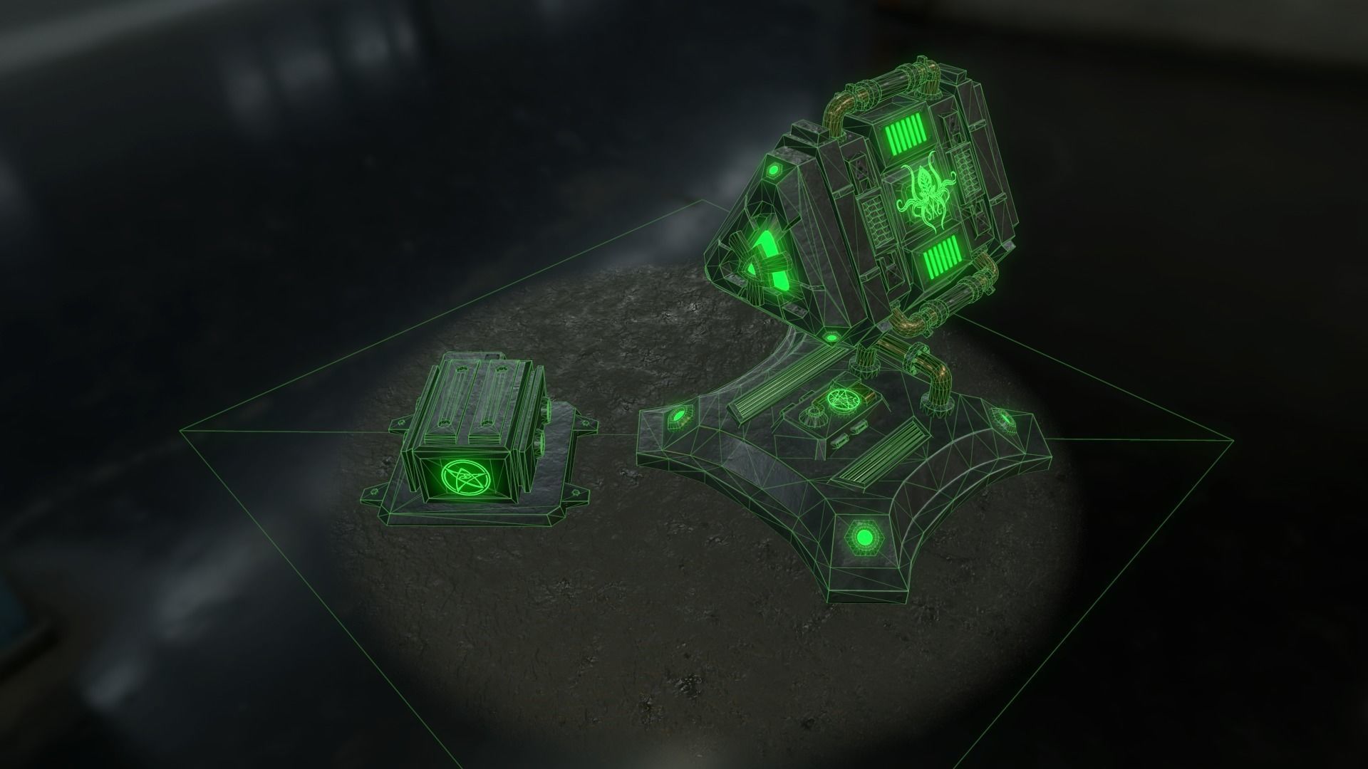 SARCOPHAGUS Low-poly 3D model_8