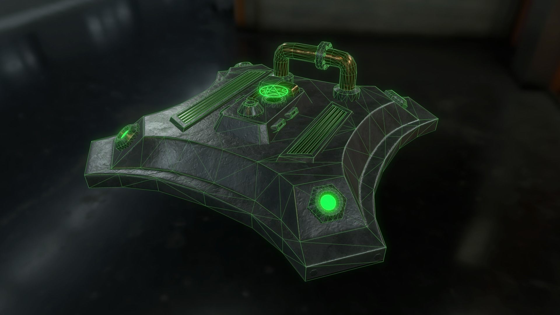 SARCOPHAGUS Low-poly 3D model_12