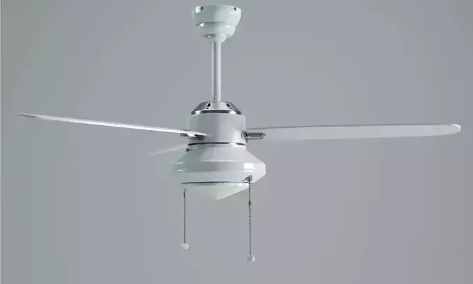 Hunter Merced Fan 3d Model