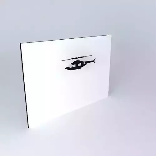 The X01 Stealth Helicopter Free 3D model