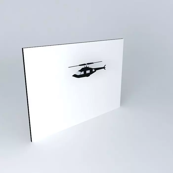 The X01 Stealth Helicopter Free 3D model