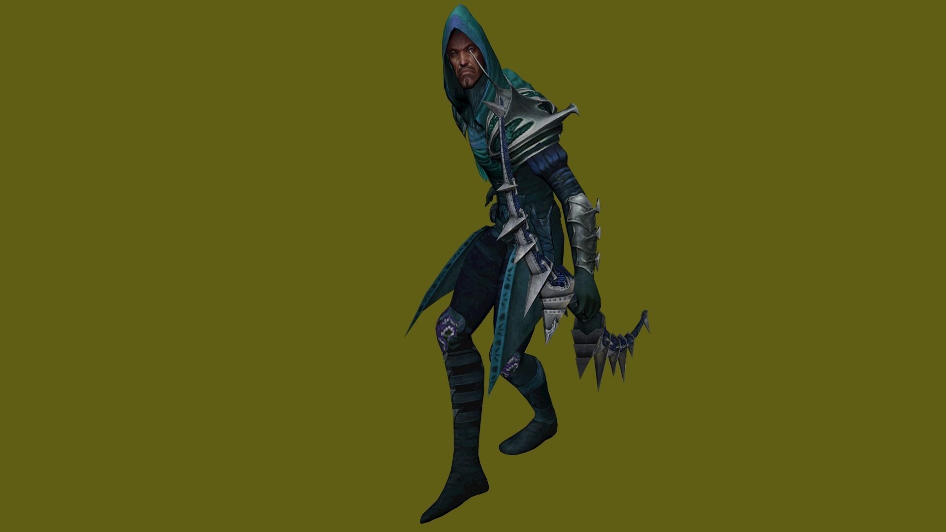 Poison Archer - 3D Warrior Character Low-poly 3D model_3