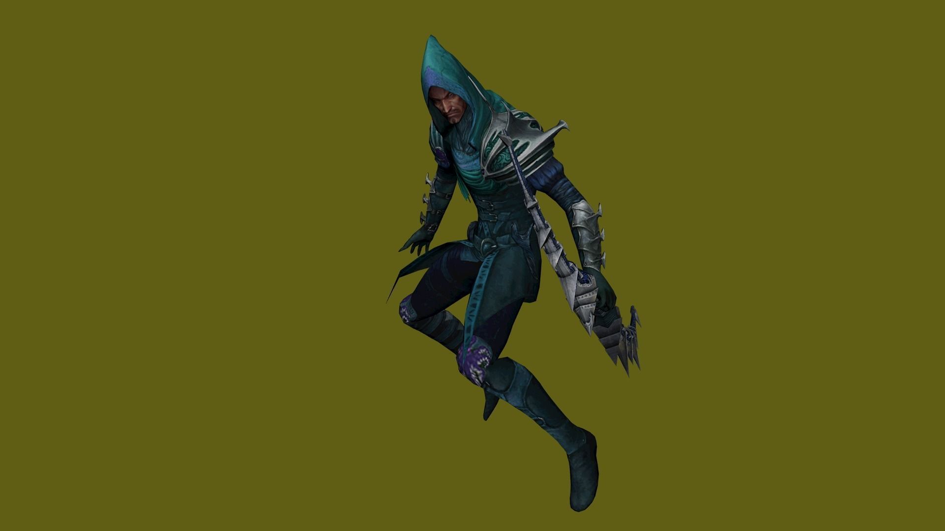 Poison Archer - 3D Warrior Character Low-poly 3D model_5