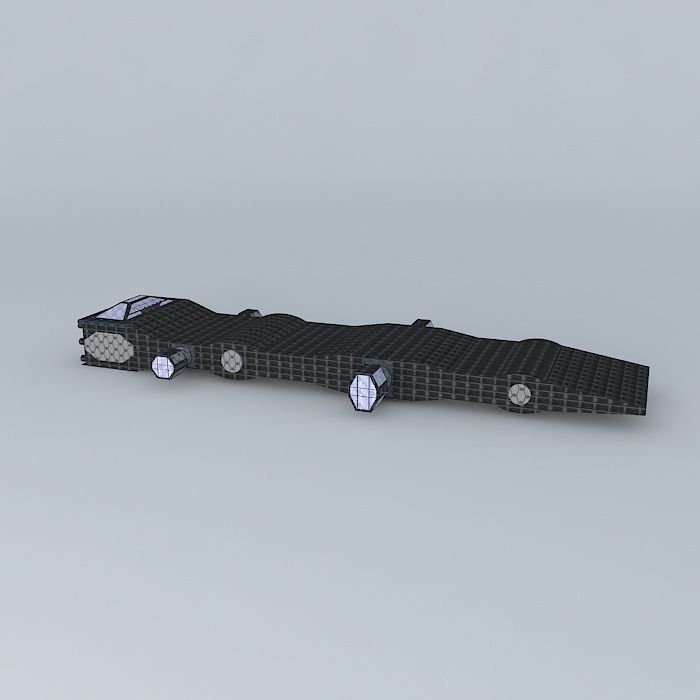 The Dark Destroyer (With New Star Fighter) Free 3D model_1