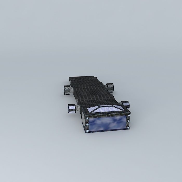 The Dark Destroyer (With New Star Fighter) Free 3D model_2