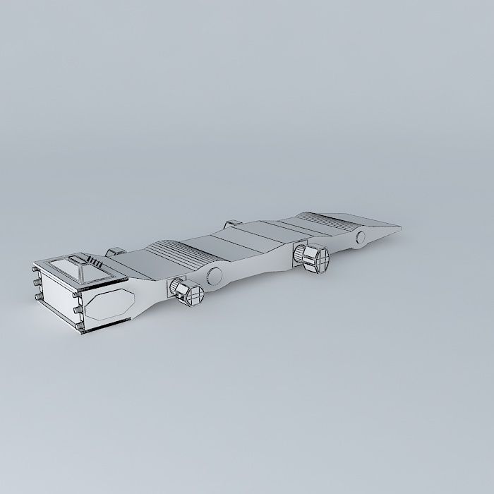 The Dark Destroyer (With New Star Fighter) Free 3D model_4