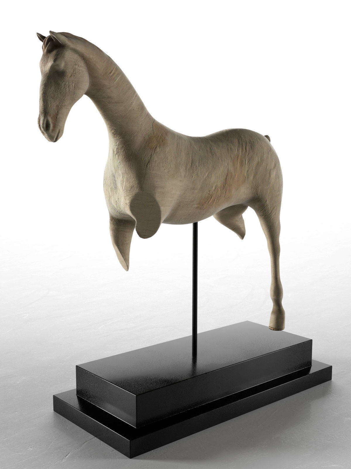 Kisber Cavalry Horse Fragment 3D model_2