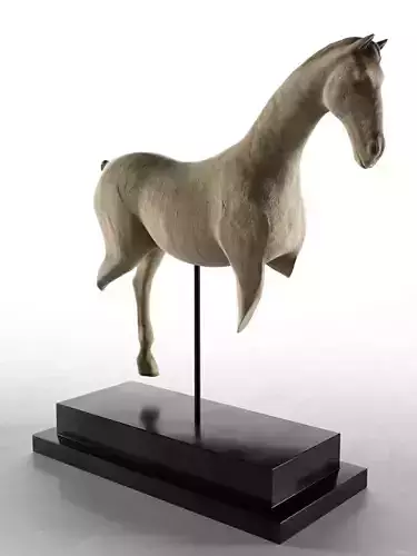Kisber Cavalry Horse Fragment 3D model