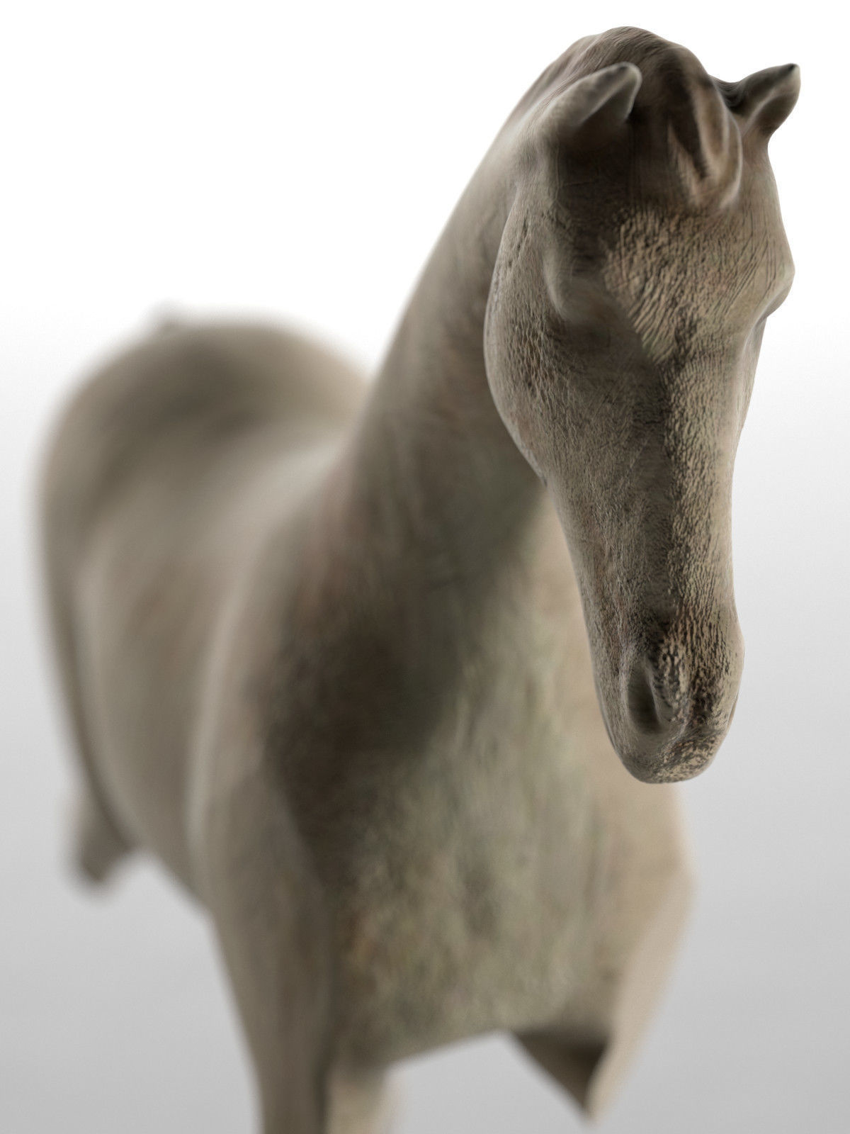 Kisber Cavalry Horse Fragment 3D model_1