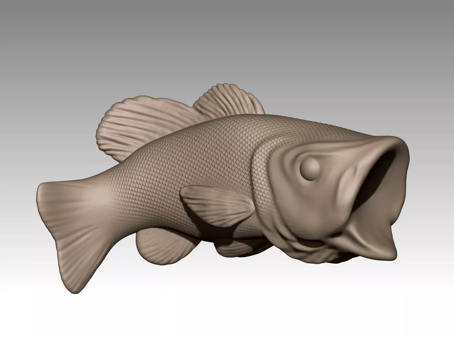 3d model of Fish 3D print model
