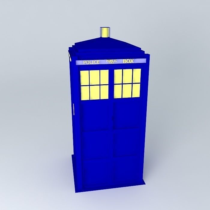 Matt Smith's TARDIS Free 3D model_2