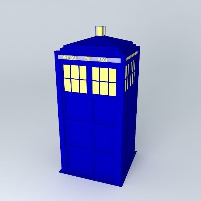 Matt Smith's TARDIS Free 3D model_1