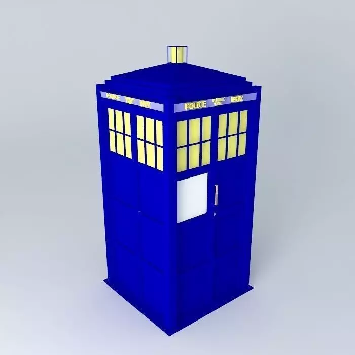 Matt Smith's TARDIS Free 3D model_0