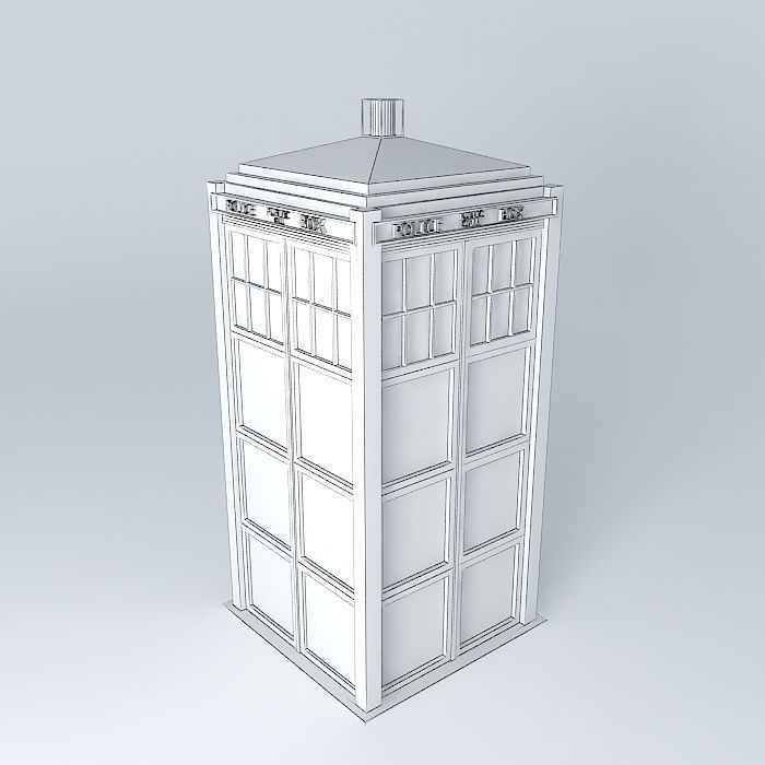 Matt Smith's TARDIS Free 3D model_4