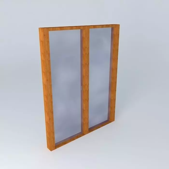 Sliding Glass Doors Free 3D model_0