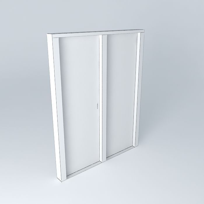 Sliding Glass Doors Free 3D model_4