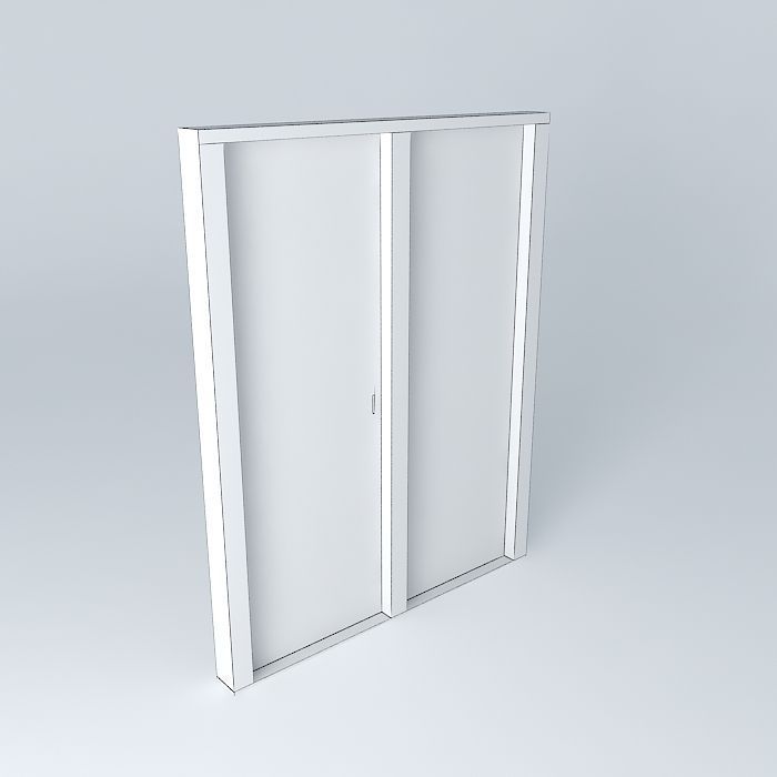 Sliding Glass Doors Free 3D model_3