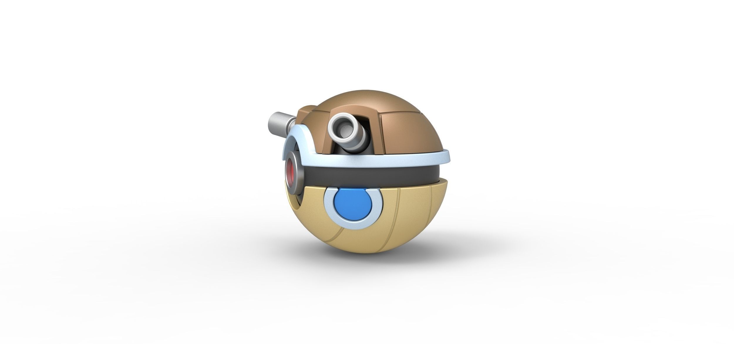 Blastoise orb 3D print model_5