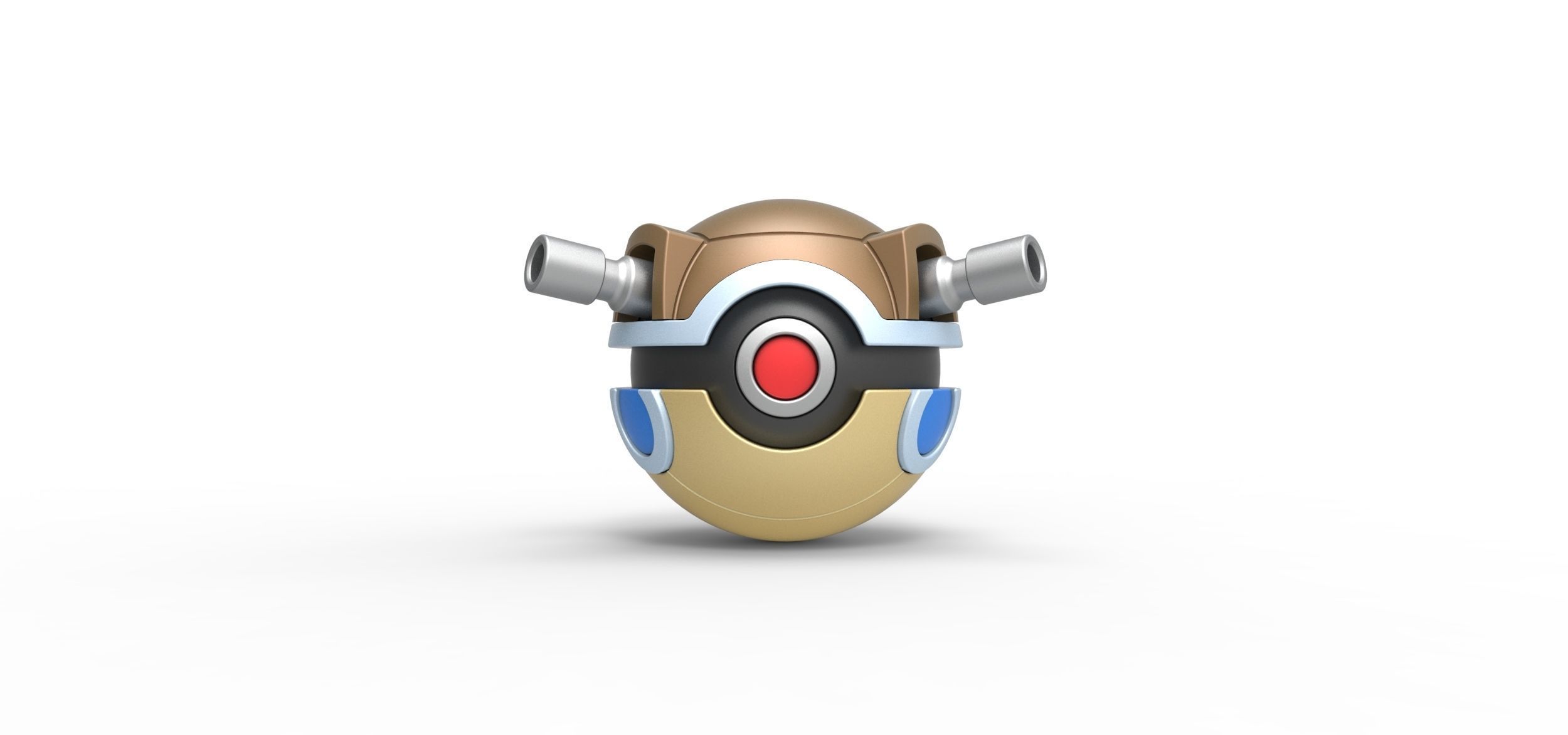 Blastoise orb 3D print model_2