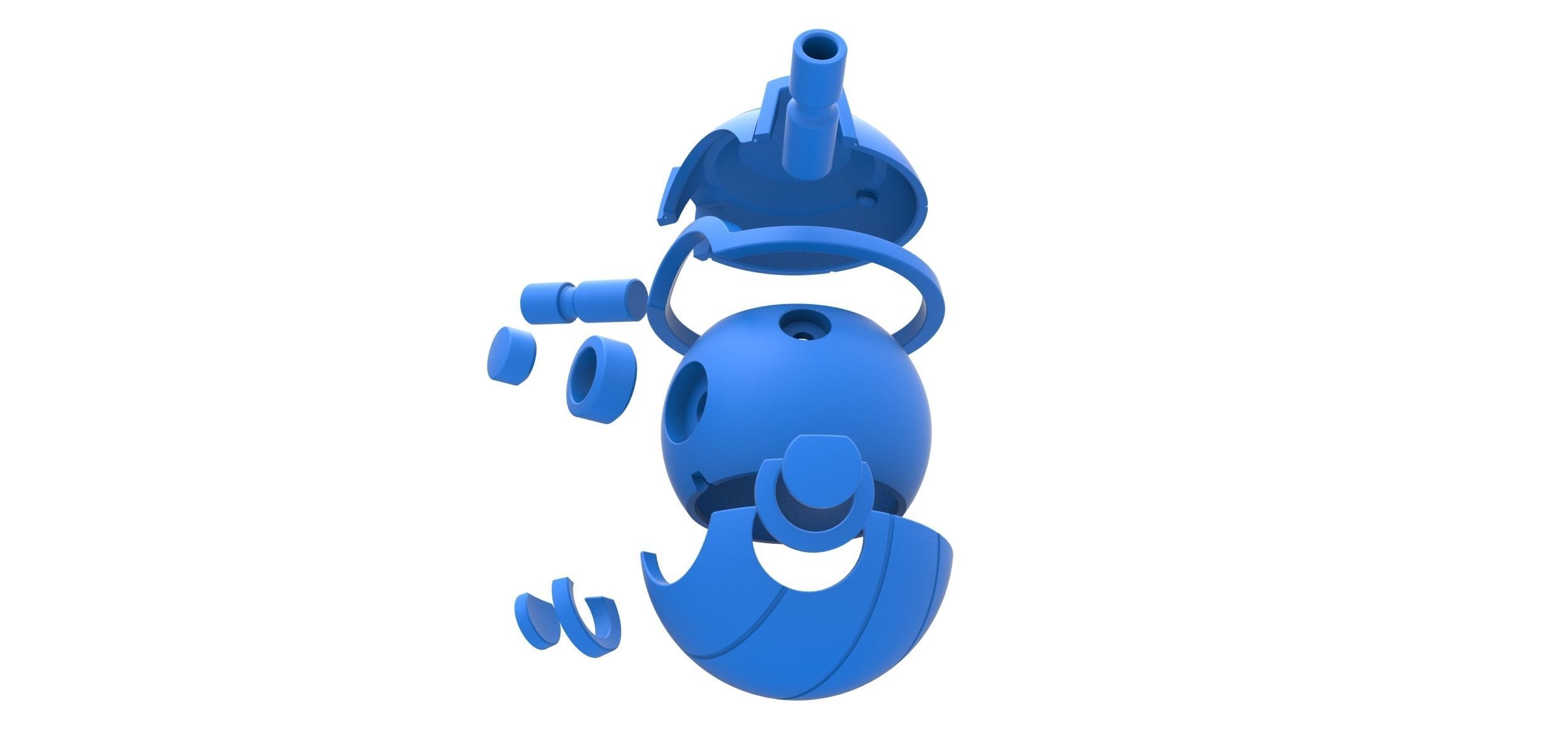 Blastoise orb 3D print model_19