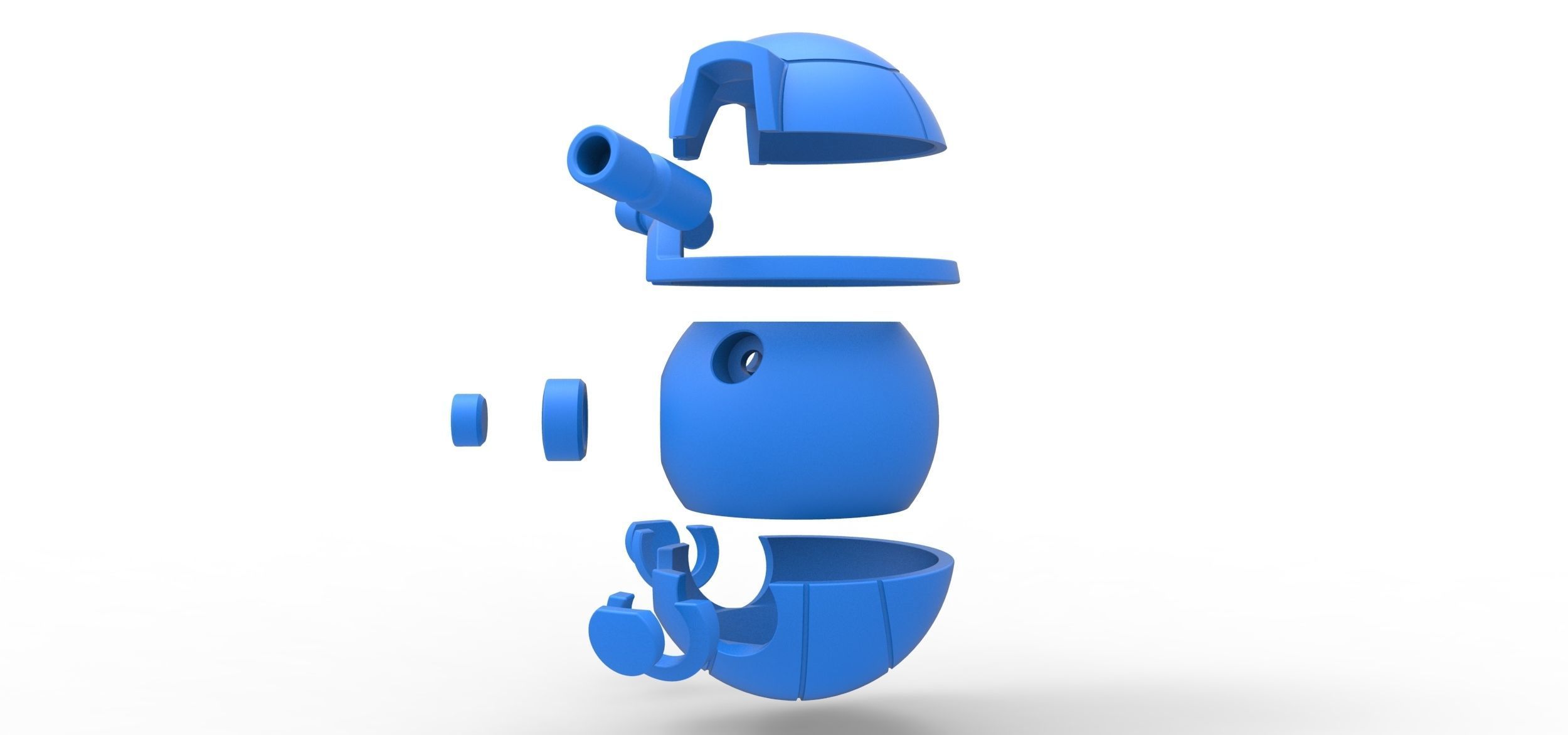 Blastoise orb 3D print model_21