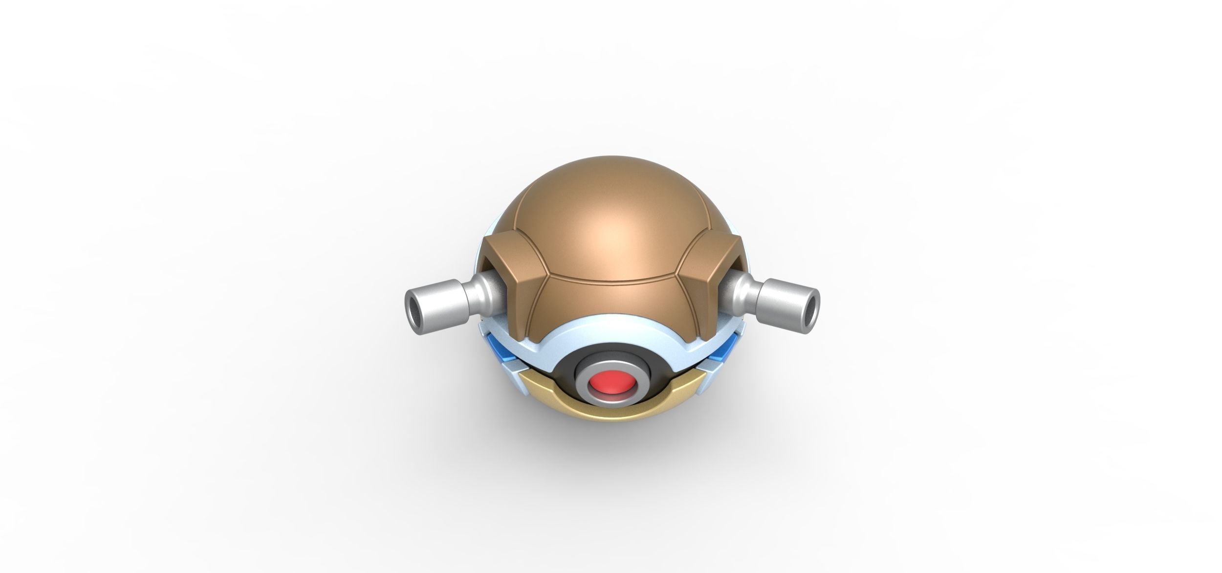 Blastoise orb 3D print model_3