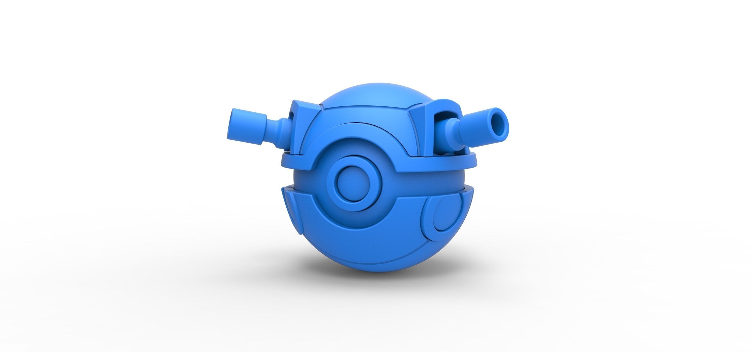 Blastoise orb 3D print model_9
