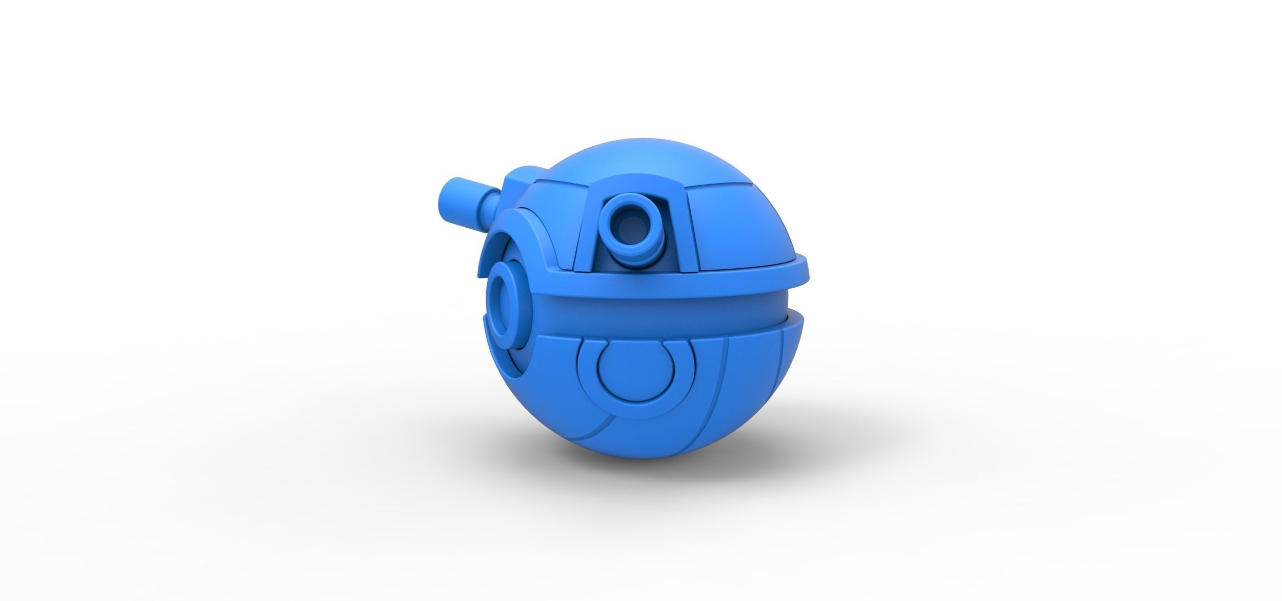 Blastoise orb 3D print model_14