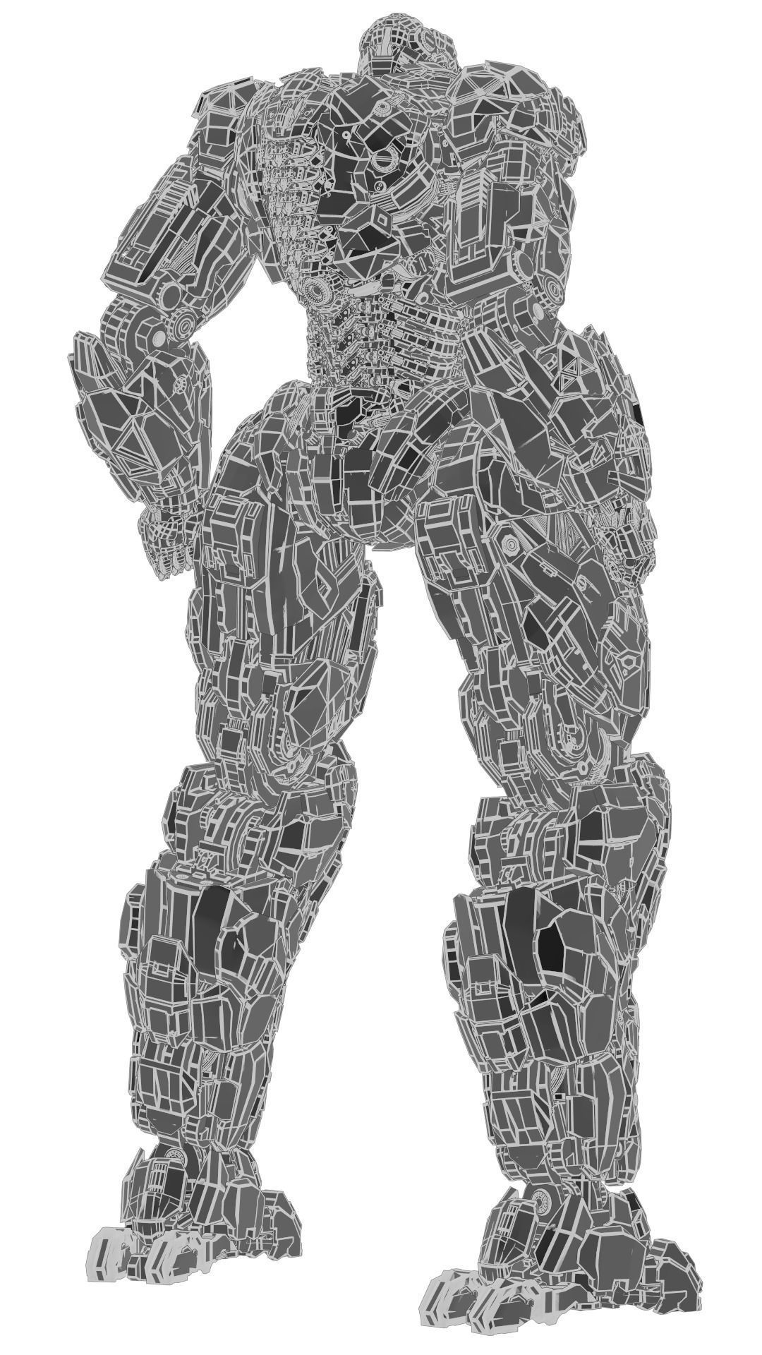 THUNDER LEGION AT-99 - Battle Platform Free 3D model_9