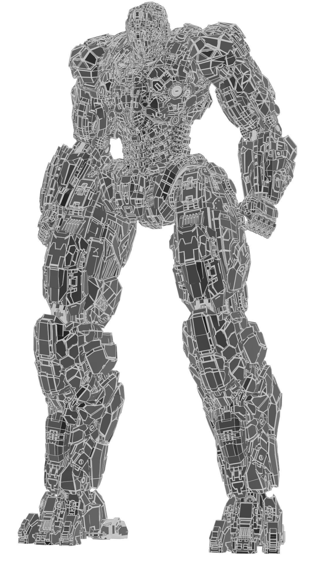 THUNDER LEGION AT-99 - Battle Platform Free 3D model_7