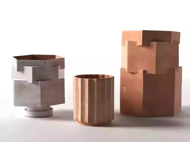 Column and Hex Planters