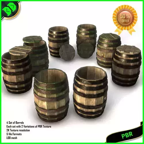 Barrels Pack PBR