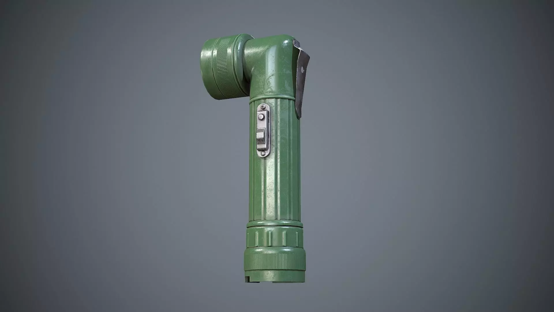 Flashlight Angle Low-poly 3D model_0