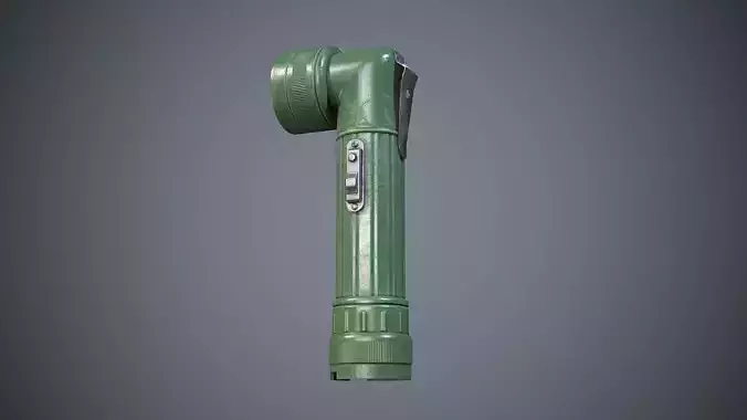 Flashlight Angle Low-poly 3D model
