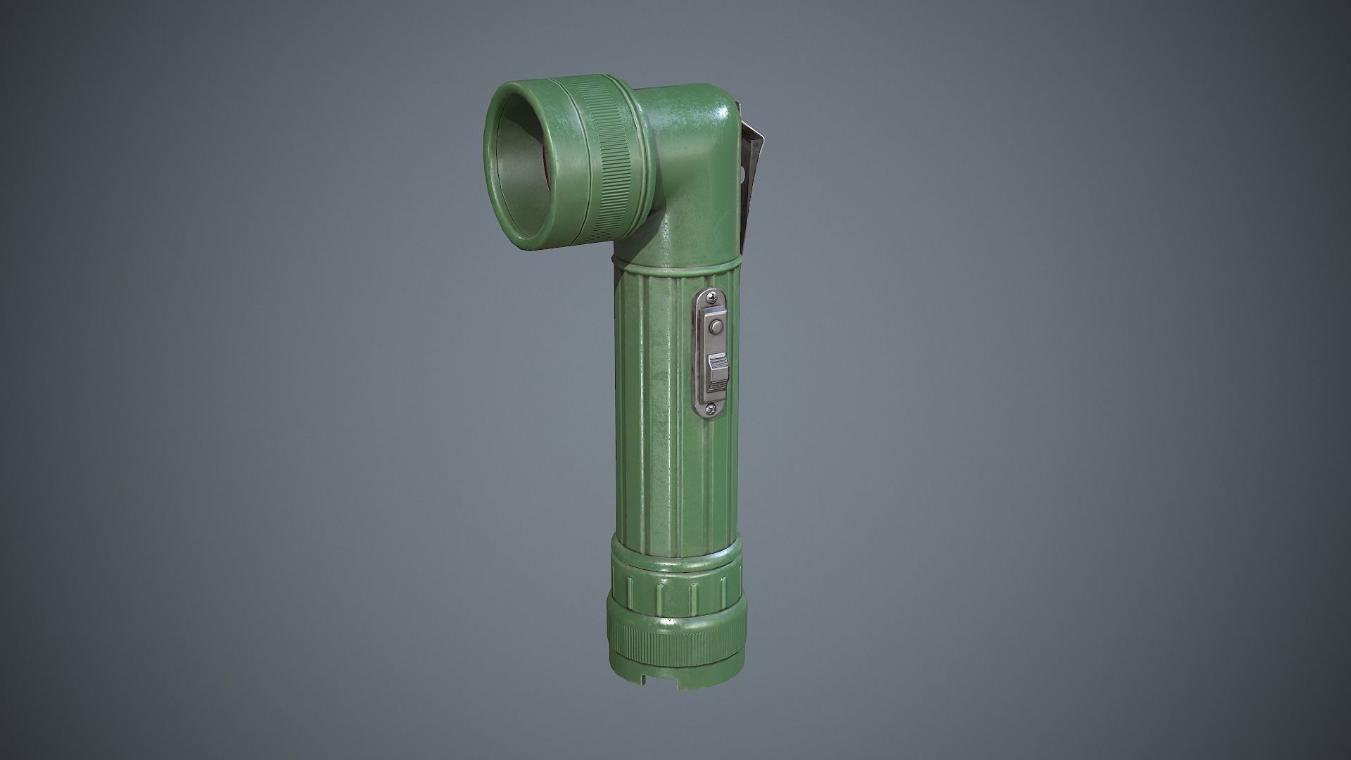Flashlight Angle Low-poly 3D model_2