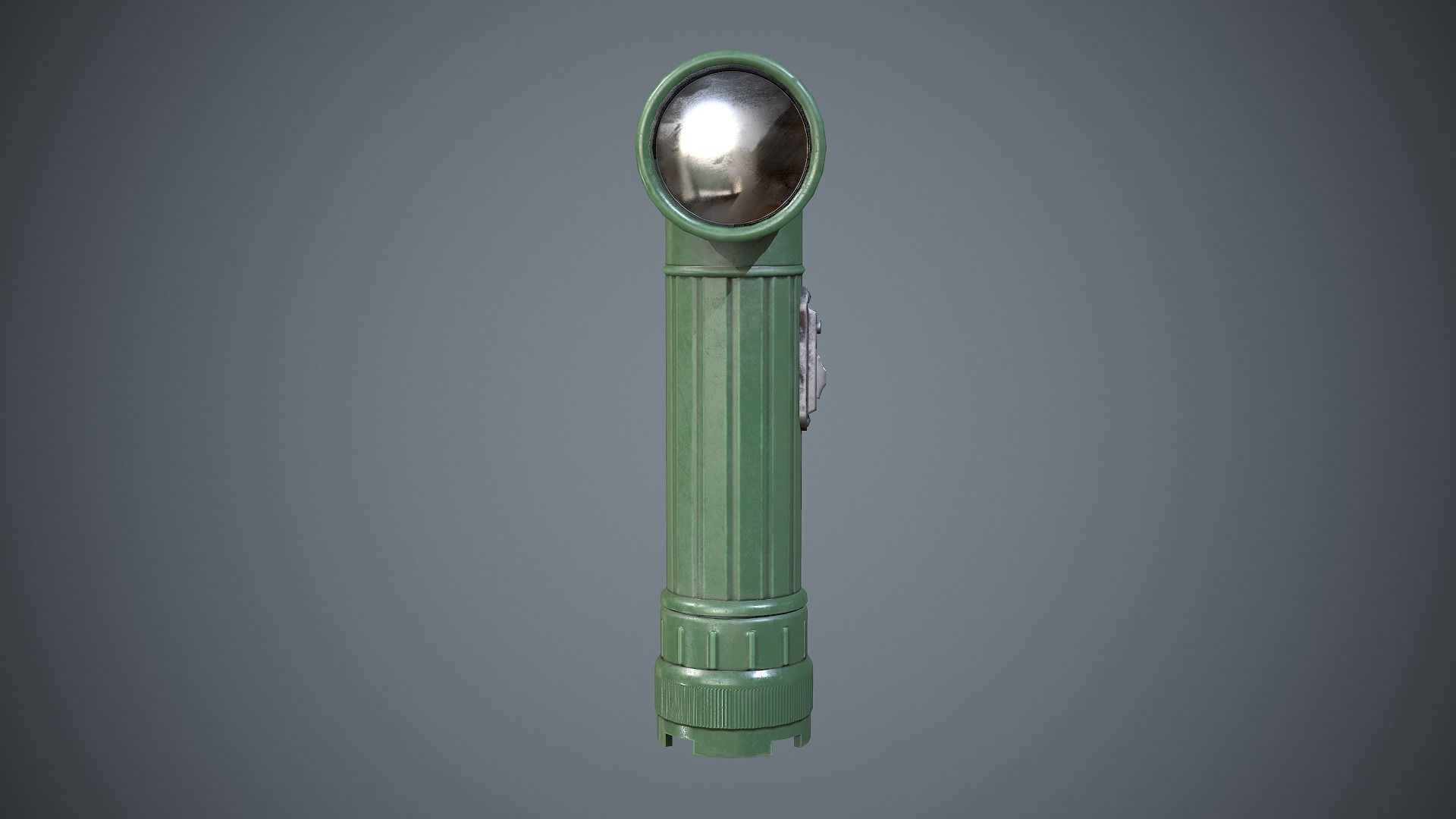 Flashlight Angle Low-poly 3D model_9