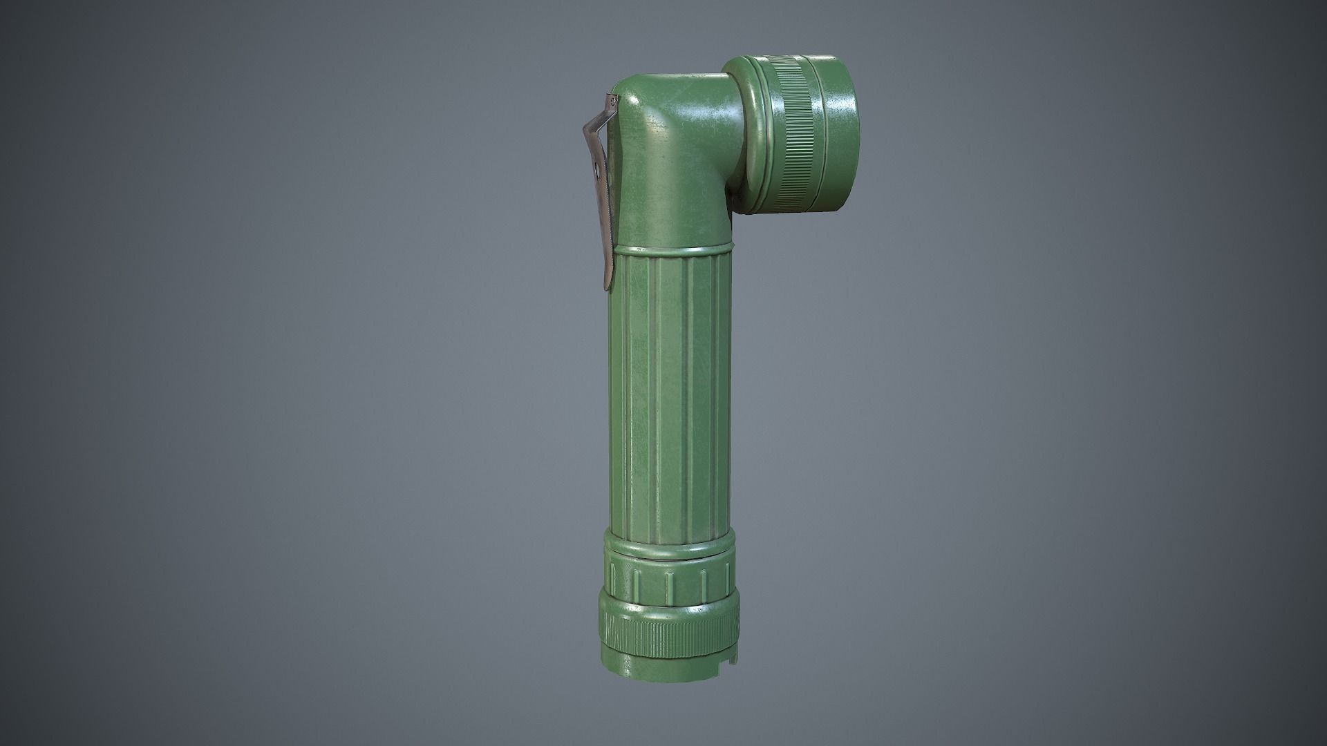 Flashlight Angle Low-poly 3D model_8