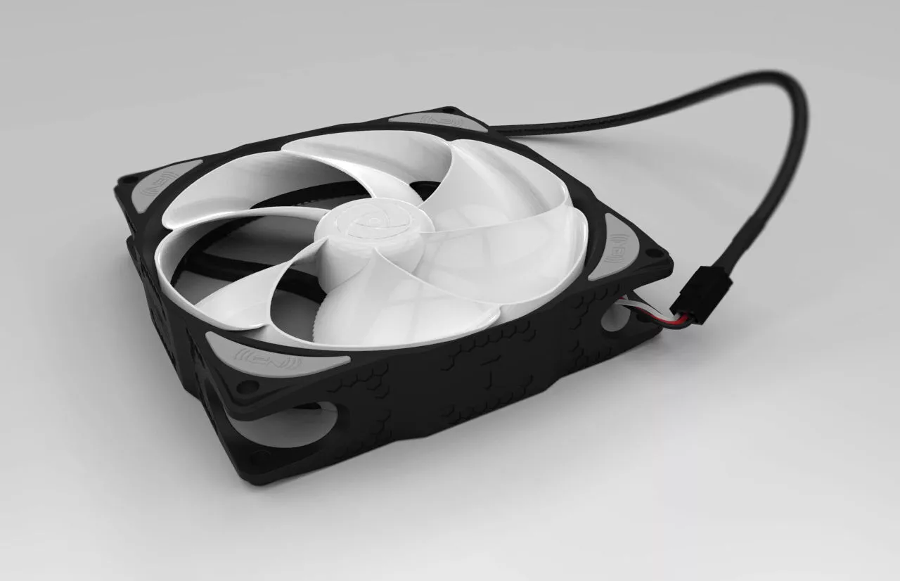 Noiseblock NB eLoop 120mm PC Fan 3D model