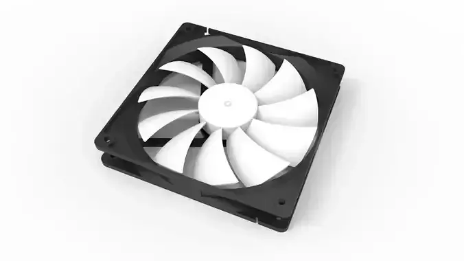 Fractal Design Silent Series R2 140mm PC Fan 3D model