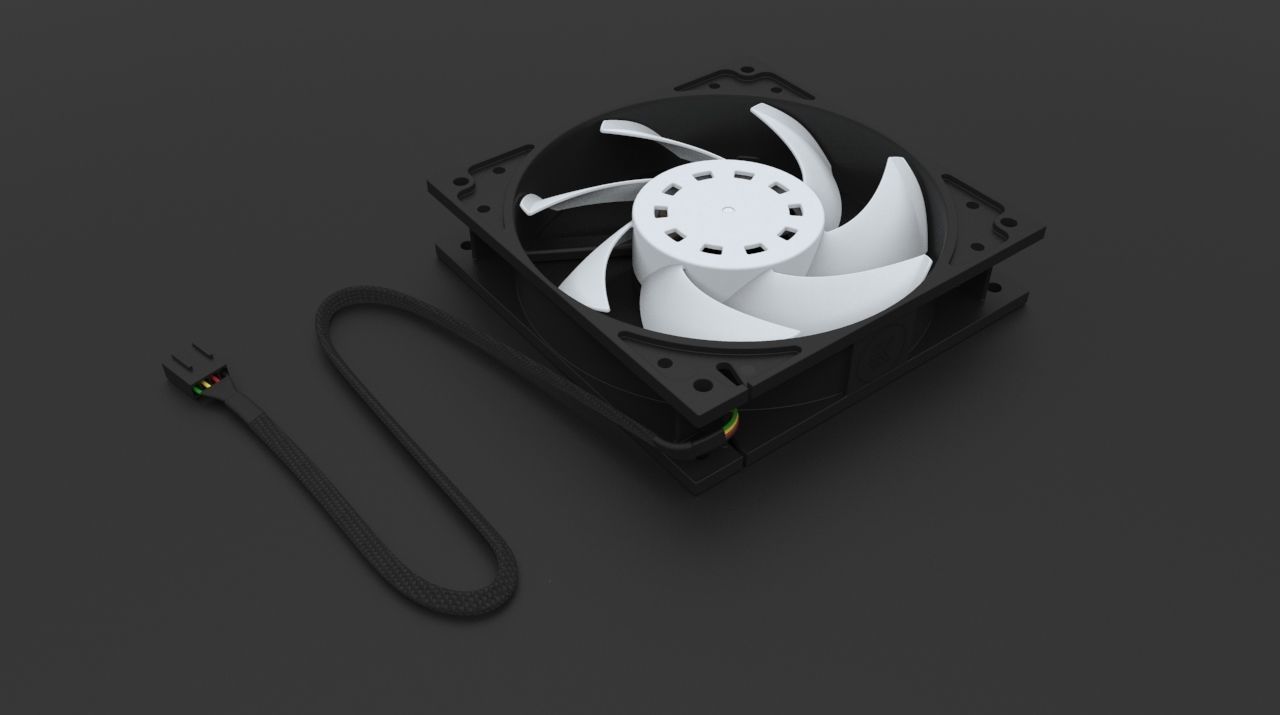 EK Vardar 120mm PC Fan 3D model_2