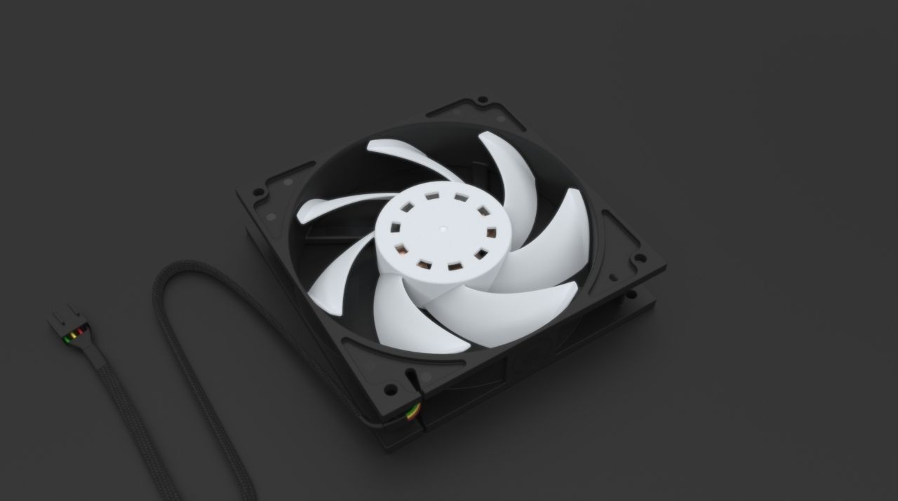EK Vardar 120mm PC Fan 3D model_4