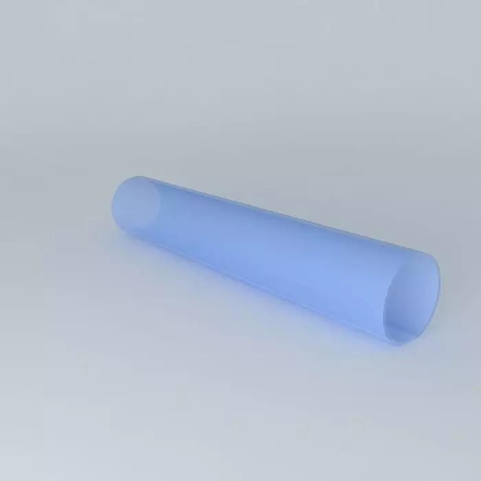 Glass Cylinder Tunnel Free 3D model_0