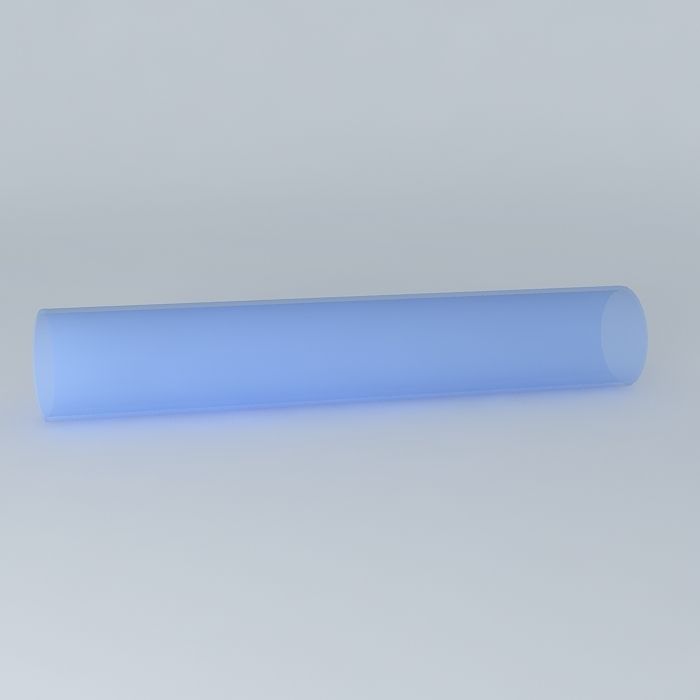 Glass Cylinder Tunnel Free 3D model_2