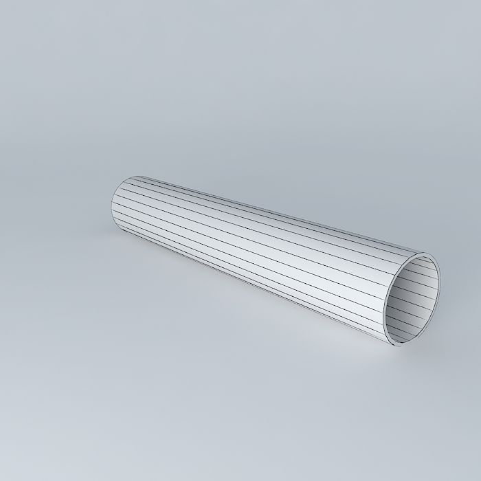 Glass Cylinder Tunnel Free 3D model_3