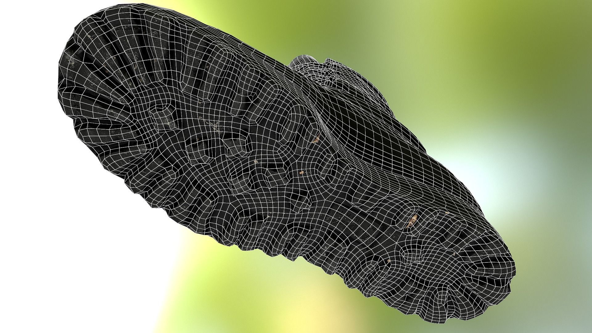 Military boot - 3 colors - low poly 3D Model Collection_27