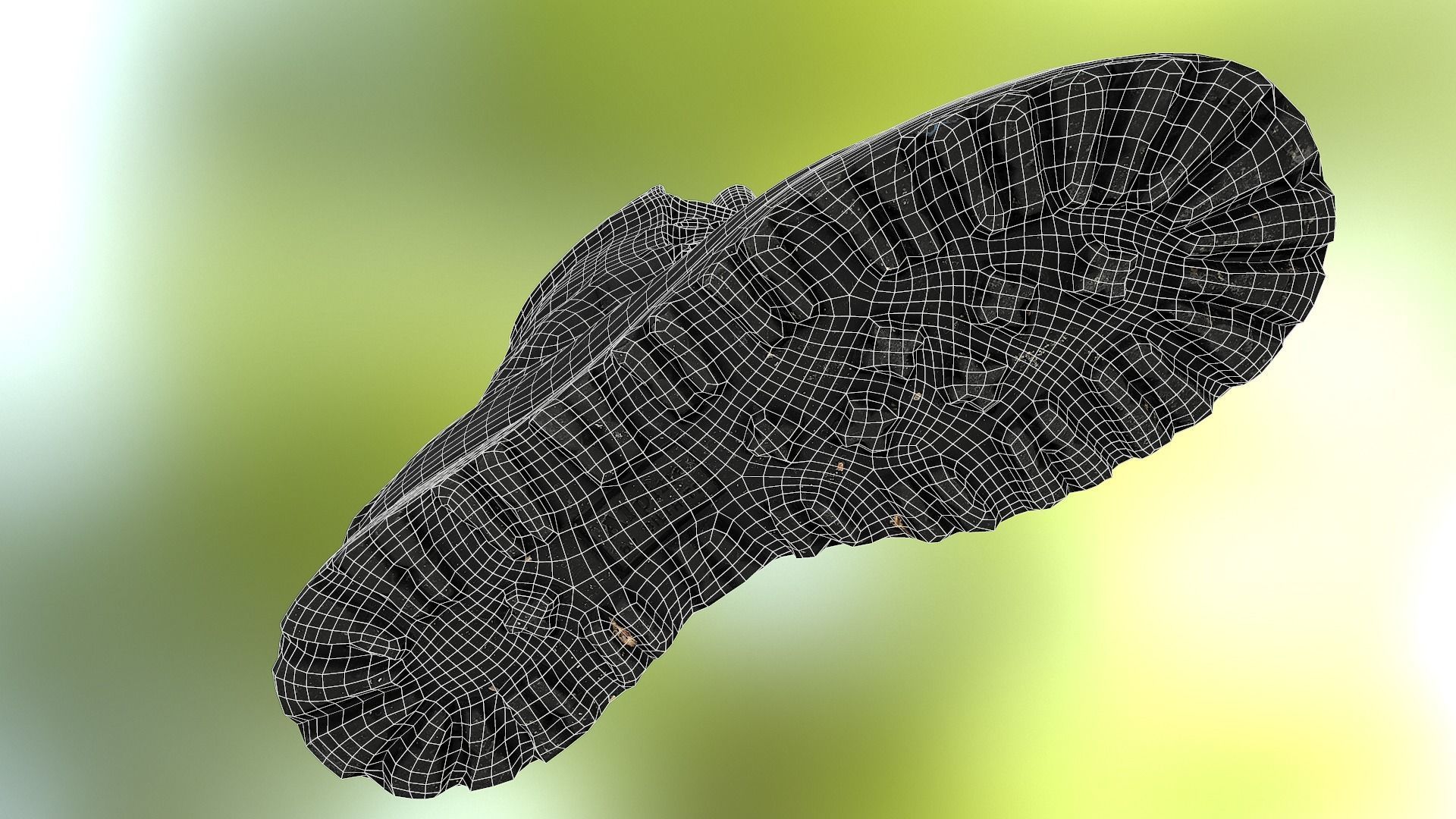 Military boot - 3 colors - low poly 3D Model Collection_26