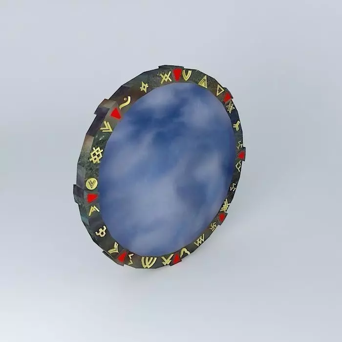The Dynaian Stargate. Free 3D model