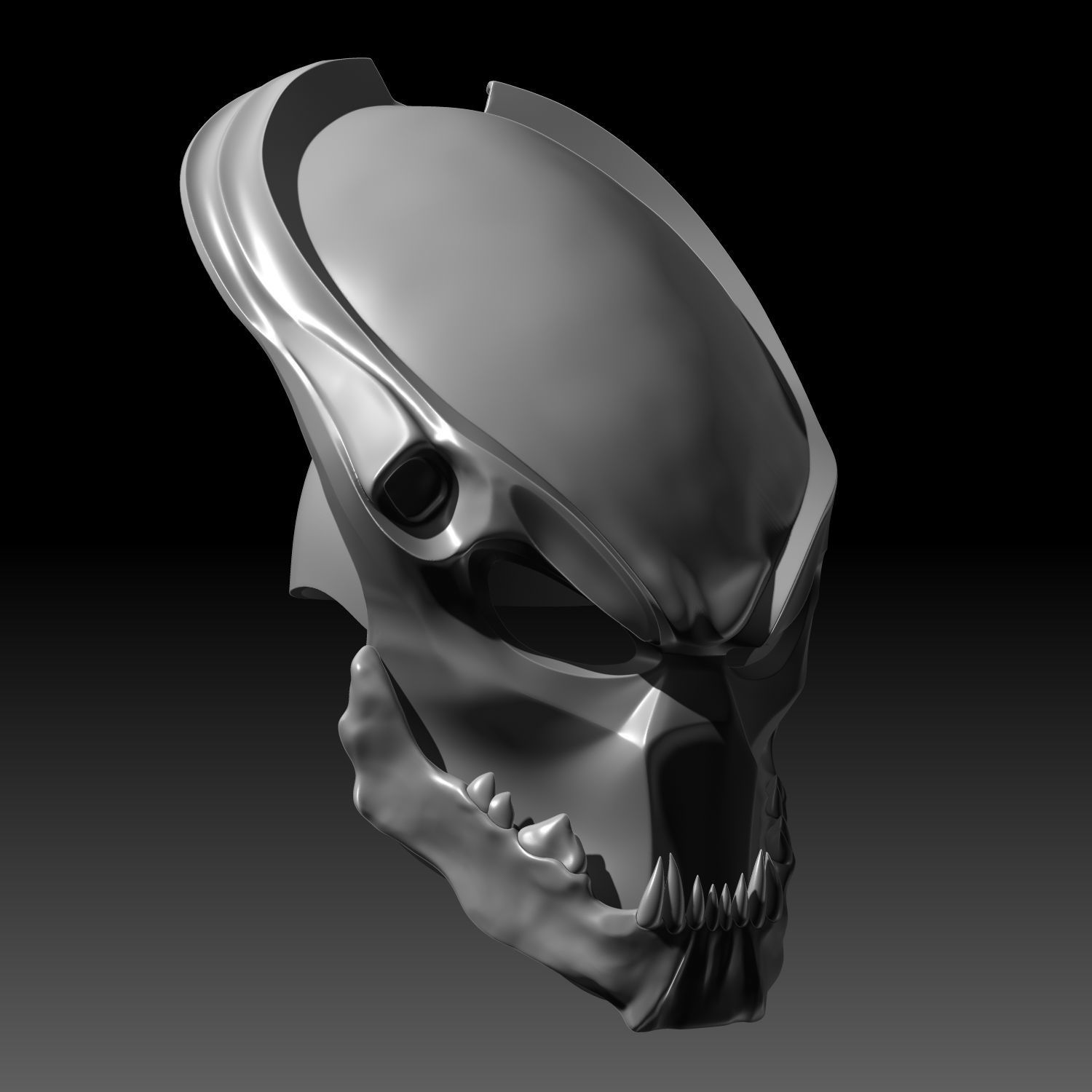 Berserker Predator Wearable Mask 3D Printable Model 3D print model_1