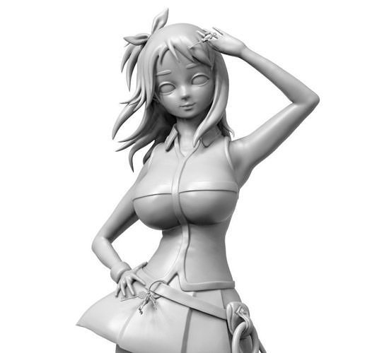 Fairy Tail Lucy Fan Art 3D print model